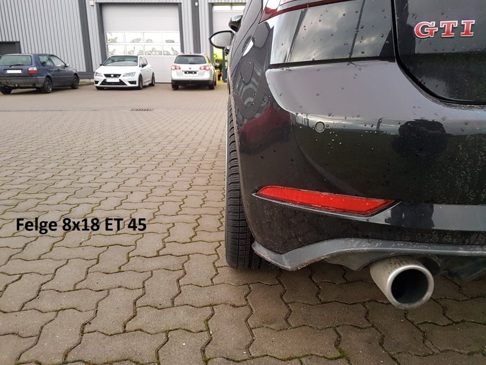 H&R Spurverbreiterung Trak+ DRA schwarz für Volkswagen (VW) Golf 7 Facelift 